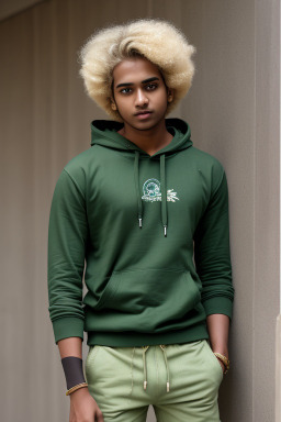 Sri lankan young adult male with  blonde hair