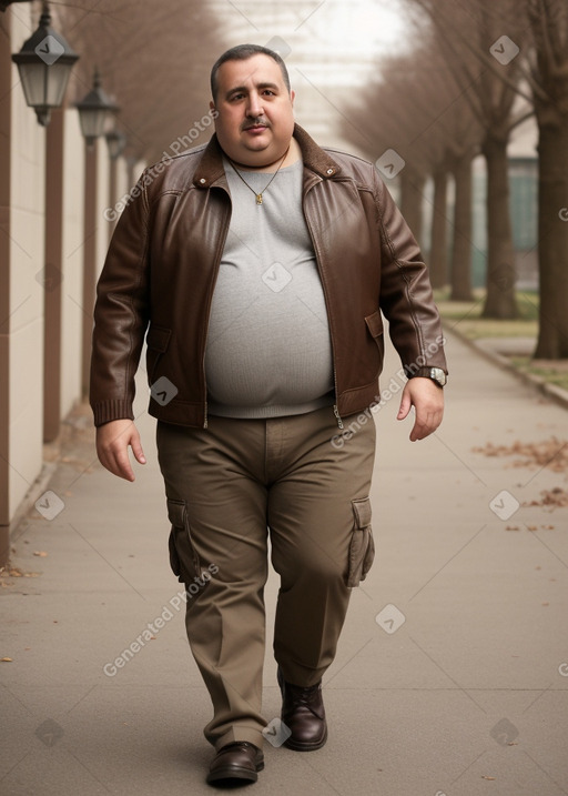 Turkish adult male with  brown hair