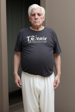 Argentine elderly male with  white hair