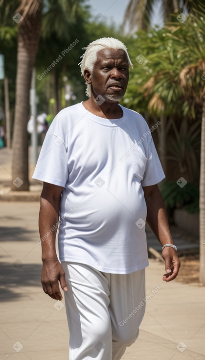 Senegalese elderly male with  white hair