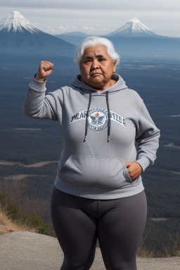 Guatemalan elderly female with  gray hair