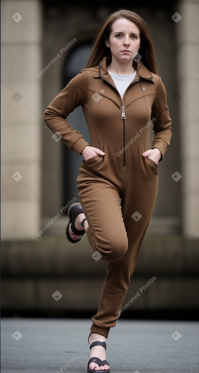 Irish adult female with  brown hair