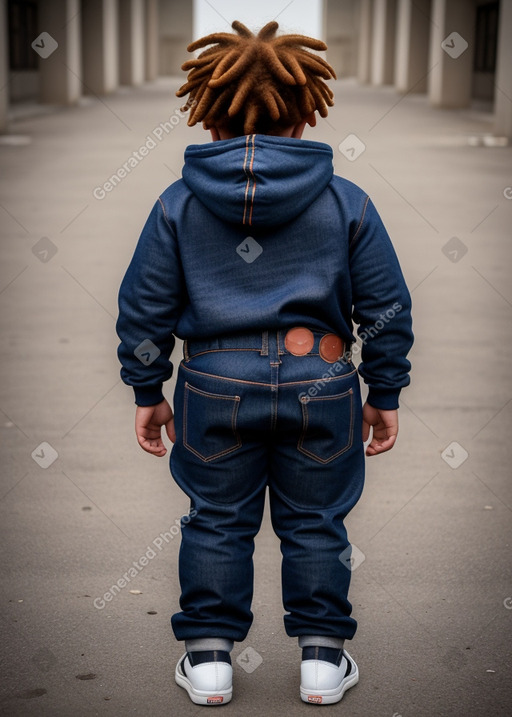 Libyan child boy with  ginger hair