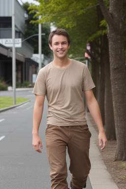 New zealand adult male with  brown hair