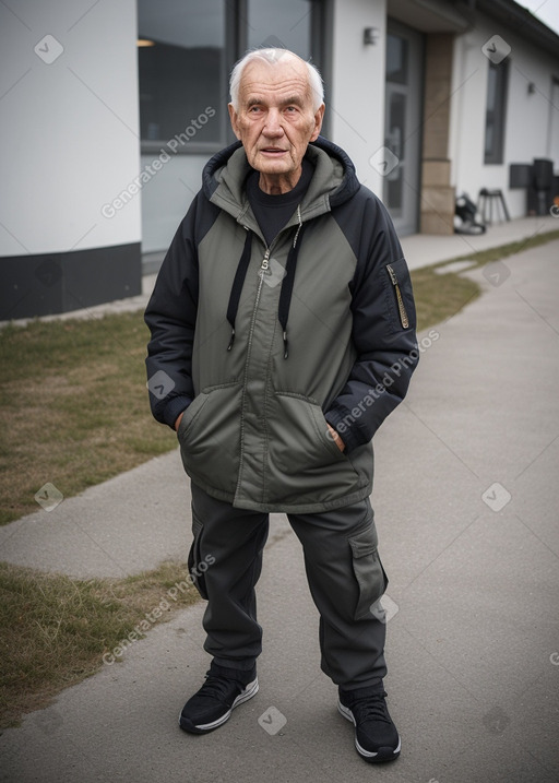 Slovak elderly male with  black hair