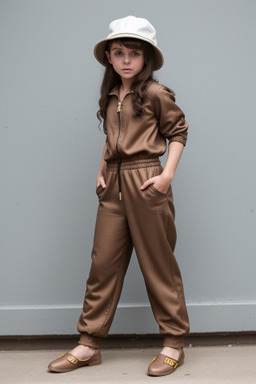 Macedonian child boy with  brown hair