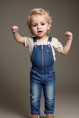 Turkish infant boy with  blonde hair