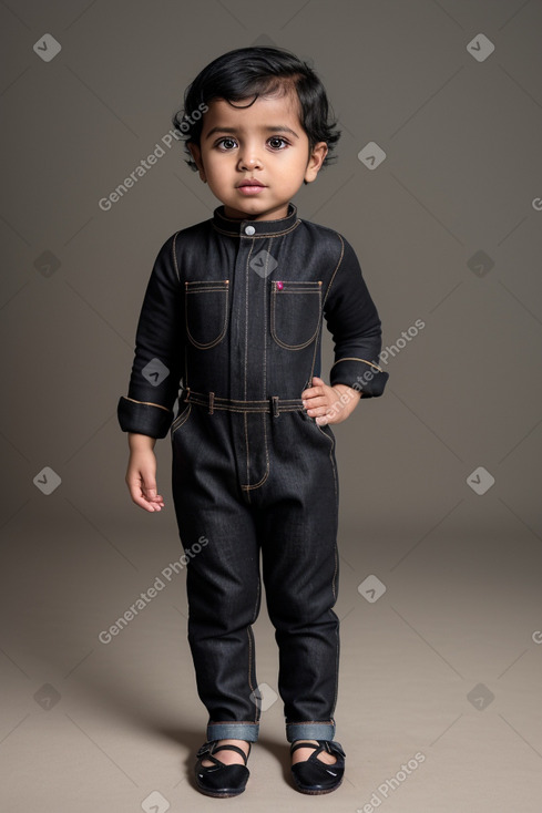 Omani infant boy with  black hair