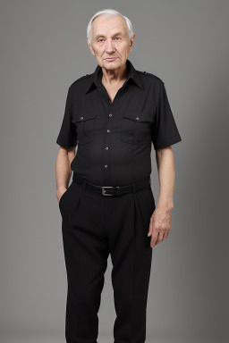 Slovenian elderly male with  black hair