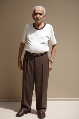 Bahraini elderly male with  brown hair