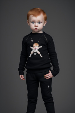 Russian infant boy with  ginger hair