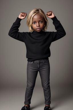 Child female with  blonde hair