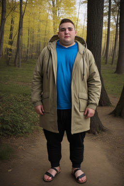 Macedonian young adult male with  blonde hair