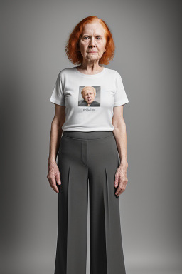 Norwegian elderly non-binary with  ginger hair