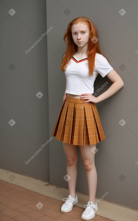 Zimbabwean teenager girl with  ginger hair