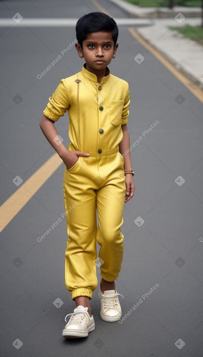 Bangladeshi child boy with  white hair