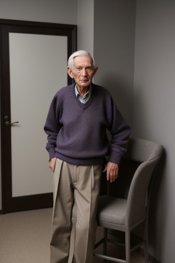 Elderly male with  gray hair