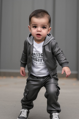 Tunisian infant boy with  gray hair