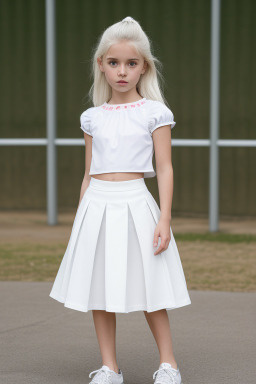 Dutch child girl with  white hair