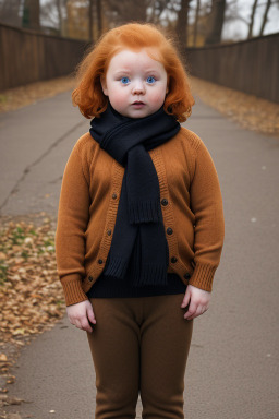 Hungarian infant girl with  ginger hair