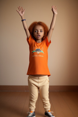 Sudanese infant girl with  ginger hair