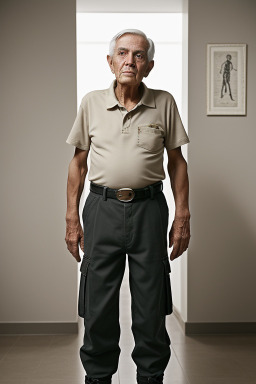 Brazilian elderly male with  black hair