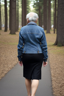 Norwegian elderly female with  black hair