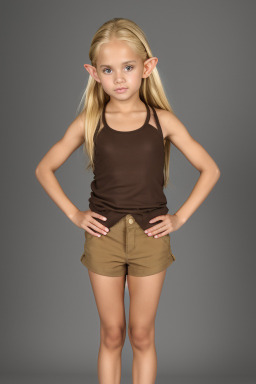 Child female with  blonde hair