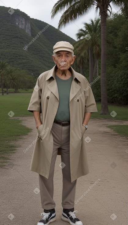 Cuban elderly male with  brown hair