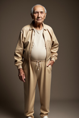 Elderly male with  brown hair