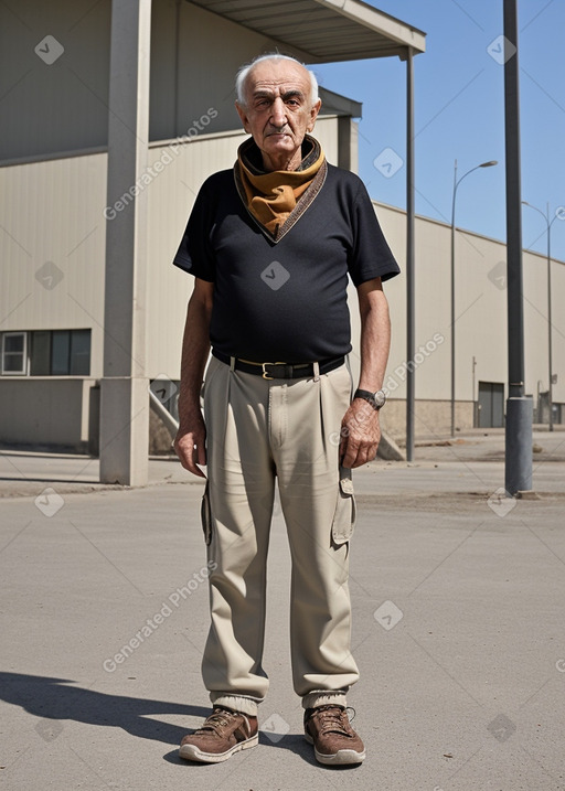 Azerbaijani elderly male with  brown hair