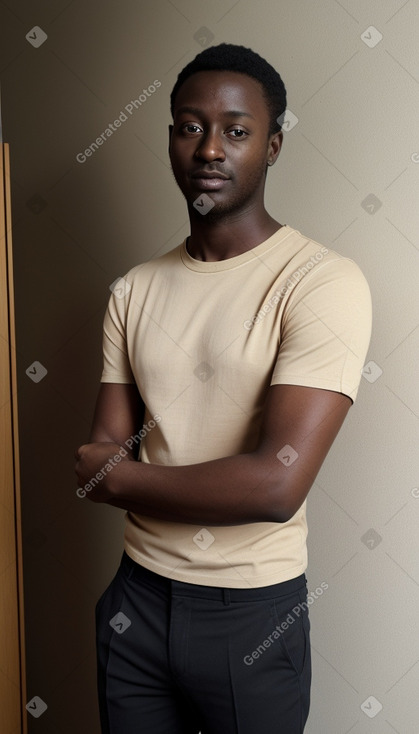 African adult male with  ginger hair