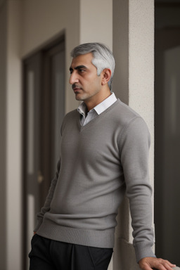 Azerbaijani adult male with  gray hair