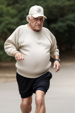 Lebanese elderly male with  blonde hair