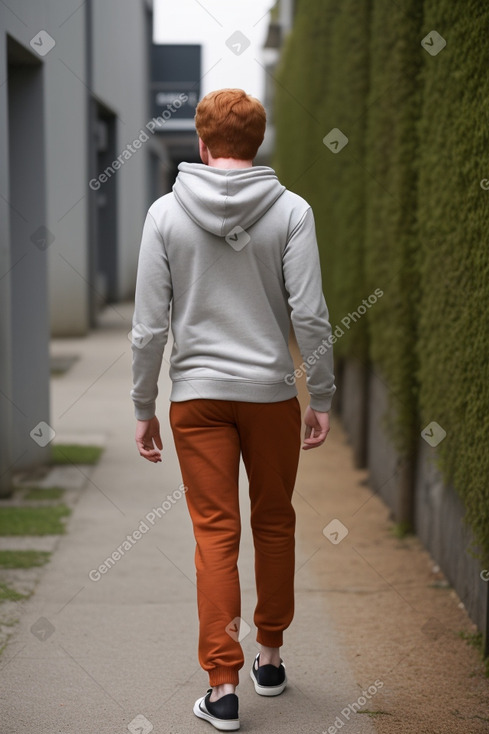 Indian adult male with  ginger hair