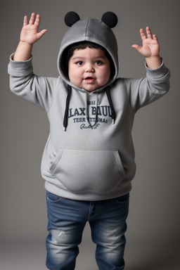 Uruguayan infant boy with  gray hair