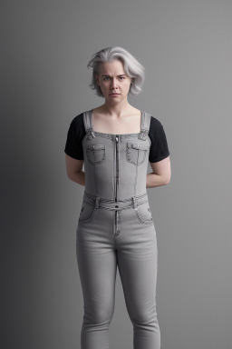 Icelandic adult non-binary with  gray hair