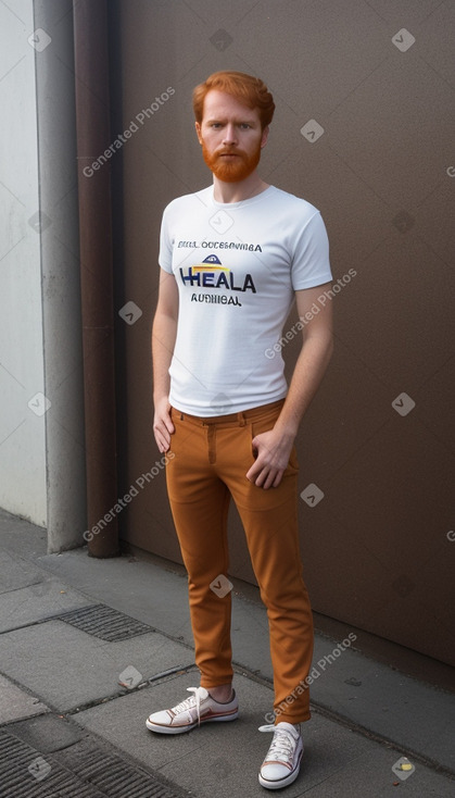 Venezuelan adult male with  ginger hair