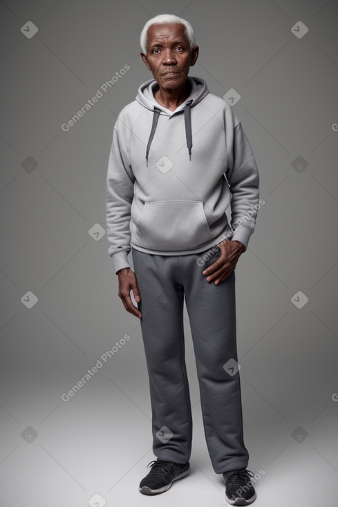 Tanzanian elderly male with  gray hair