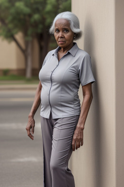 Somali elderly female with  gray hair