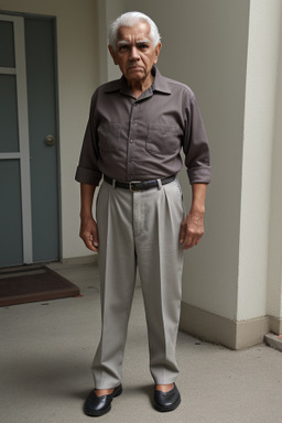 Honduran elderly male with  gray hair