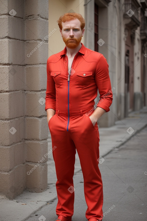 Cuban adult male with  ginger hair