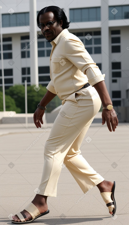 Nigerian middle-aged male with  black hair