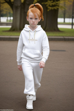 Belgian child boy with  ginger hair