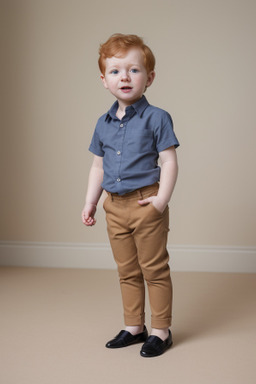 New zealand infant boy with  ginger hair