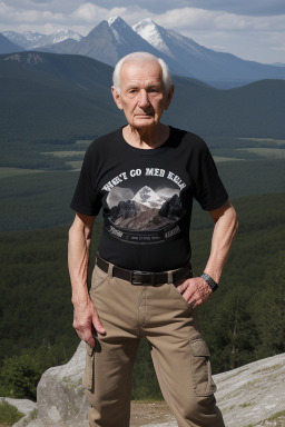 Slovak elderly male with  black hair