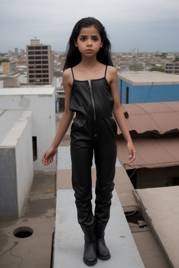 Nicaraguan child female with  black hair