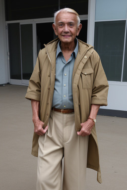 Elderly male with  blonde hair