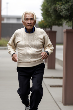 Bolivian elderly male with  blonde hair