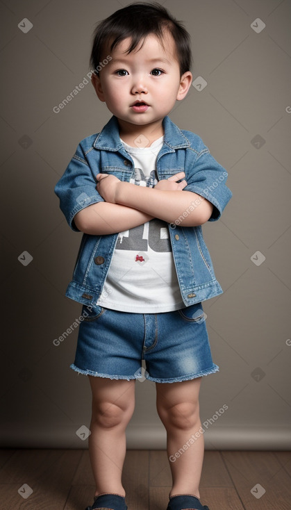 Mongolian infant boy 